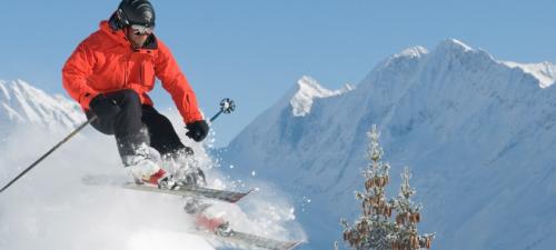 Skiing in Valais