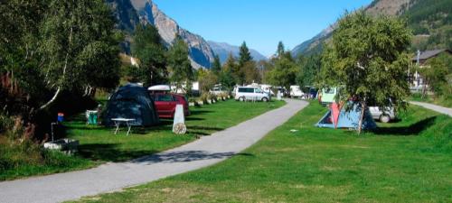 Camping Täsch, kurz vor Zermatt
